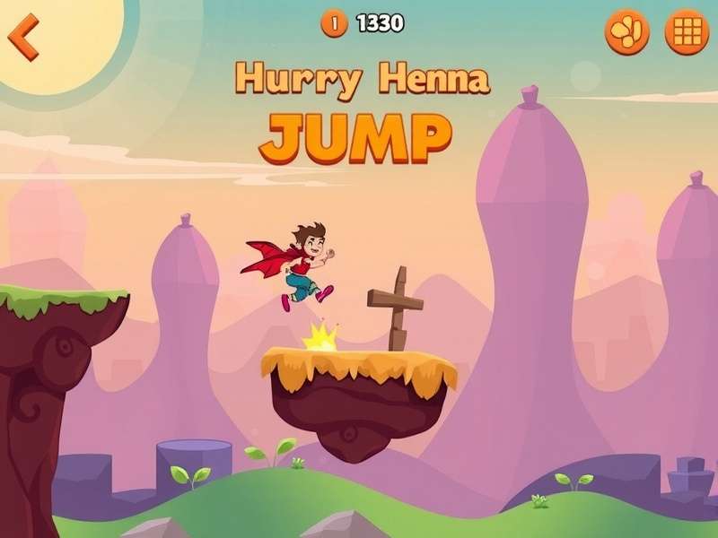 Hurry Henna Jump Game Screenshot